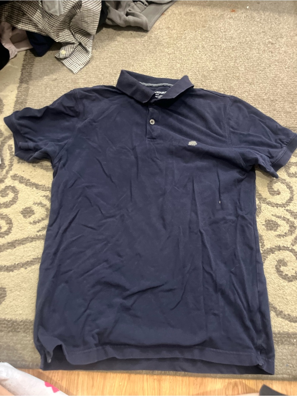 Banana republic Men's Navy Polo Shirt